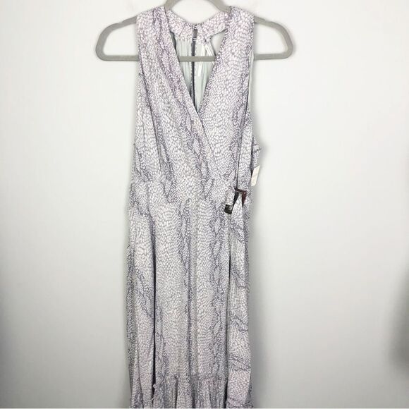 BY ANTHROPOLOGIE | NEW Marta Midi to Maxi Wrap Style Dress Women’s Size 16 - Picture 4 of 15